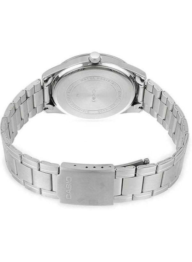 كاسيو ساعة كاسيو فضية اللون للزوجين - MTP/LTP-V005D-7B - Image 5